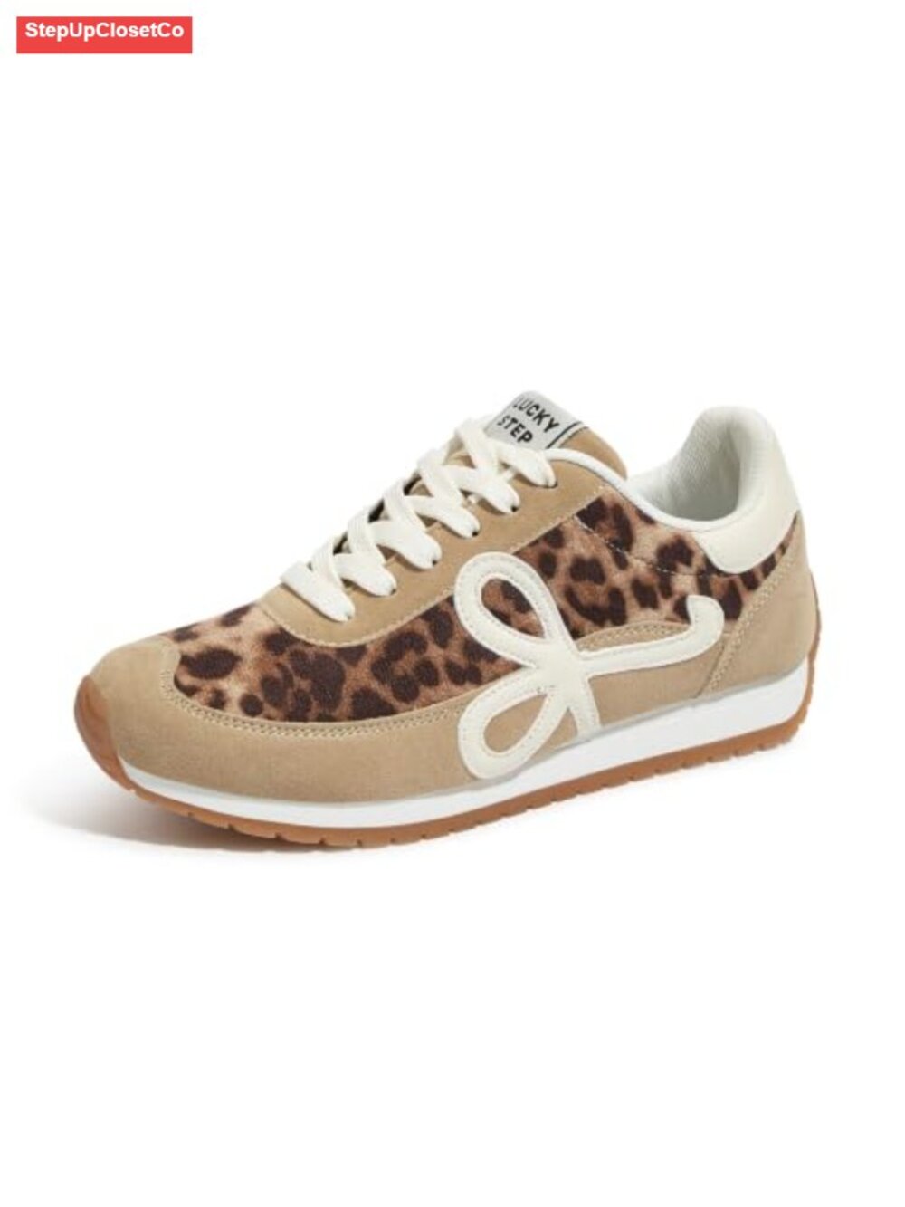 LUCKY STEP Women's Retro Fashion Sneakers Nylon Suede Slip-Resistant